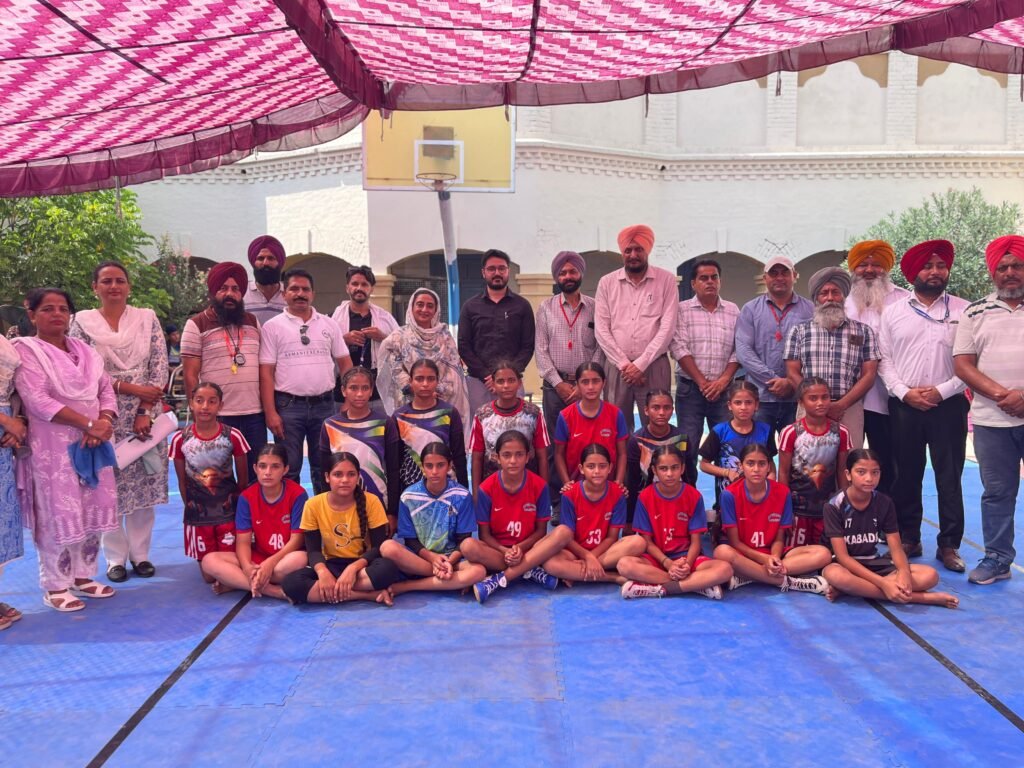 Four-day district-level school Kabaddi games begin at Khalsa School, Sri Anandpur Sahib