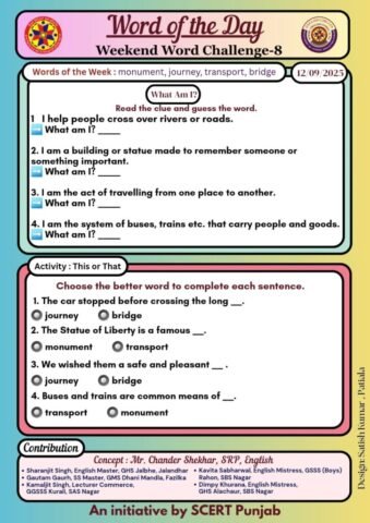 Weekend Word Challenge-8