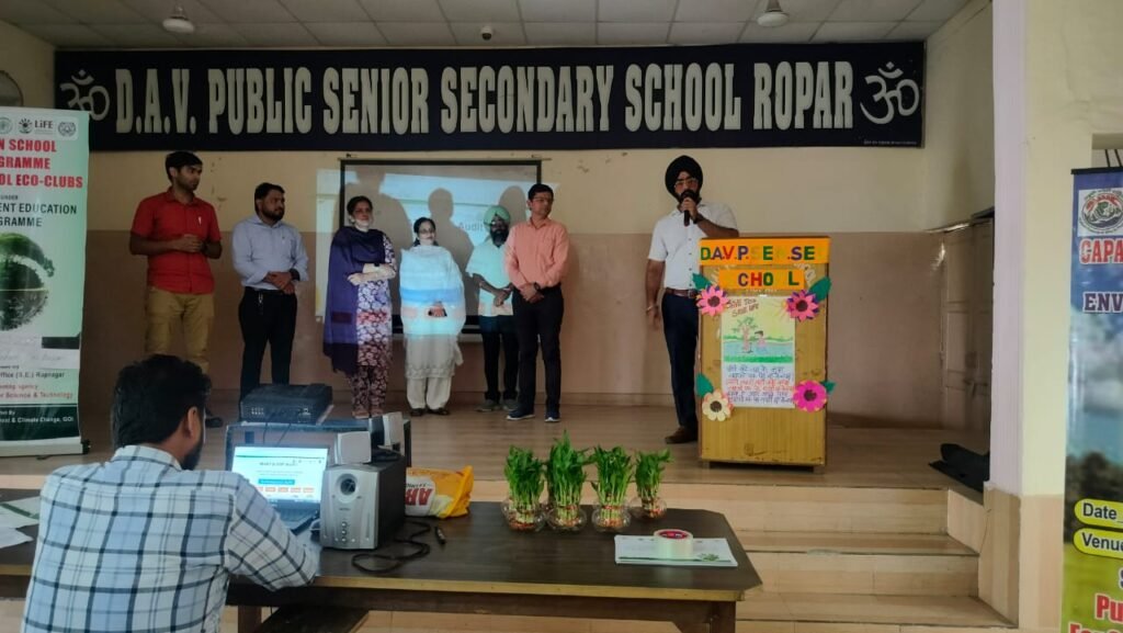 Successful organization of workshop under Green School Program at DAV Public School, Rupnagar
