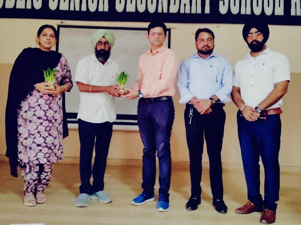 Successful organization of workshop under Green School Program at DAV Public School, Rupnagar