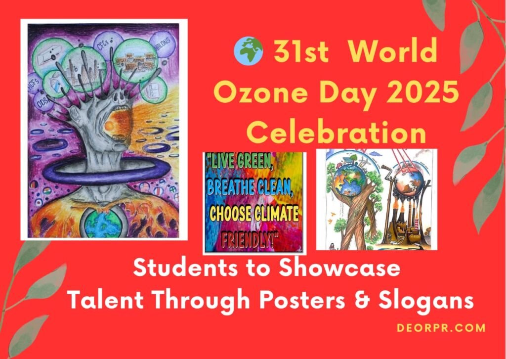Ozone Day 2025: Students to Showcase Talent Through Posters & Slogans