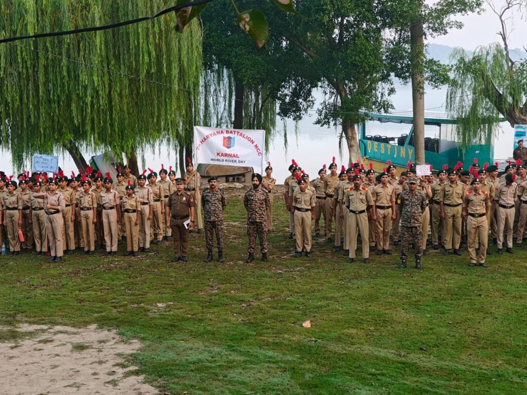 “7 Haryana NCC Battalion, Karnal celebrated World Rivers Day, spread awareness for river protection”