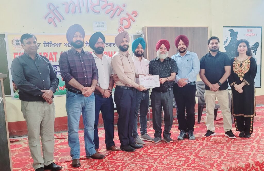 Ek Bharat Shreshtha Bharat ਮੁਕਾਬਲੇ ਸ਼ਹੀਦ ਪਰਗਨ ਸਿੰਘ ਸਰਕਾਰੀ ਹਾਈ ਸਕੂਲ ਮਟੋਰ ਵਿਖੇ ਸਫਲਤਾਪੂਰਵਕ ਆਯੋਜਿਤ 28 20251030 141407