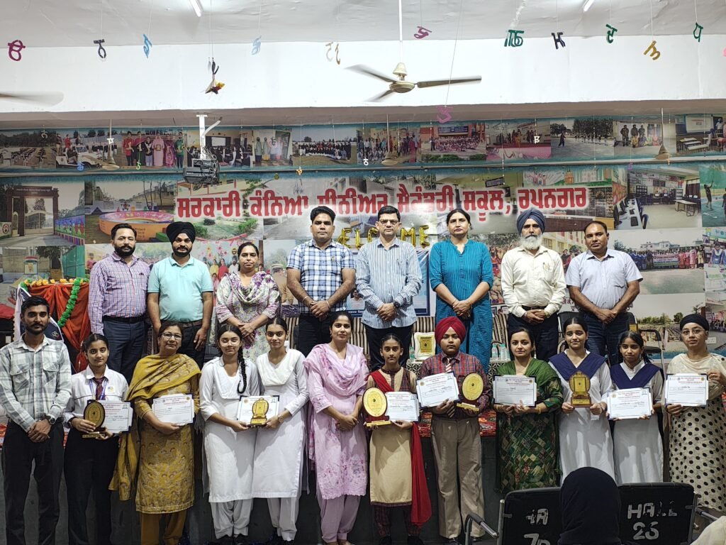 District level science seminar successfully completed at Government Girls Senior Secondary School, Rupnagar