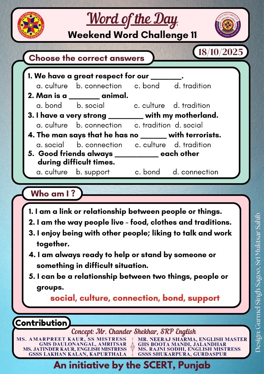 Weekend Word Challange 11