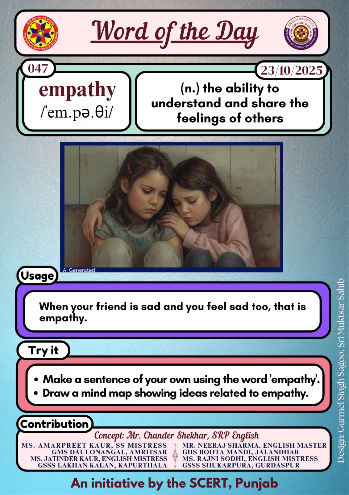 Empathy word of the day