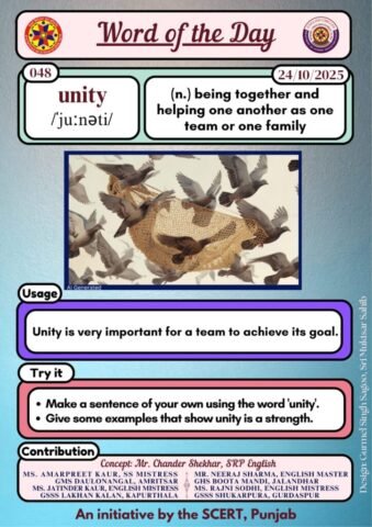 Word of the day Unity