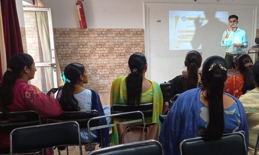 Business Blaster Training Session organized for private and affiliated schools at DAV Senior Secondary School Rupnagar