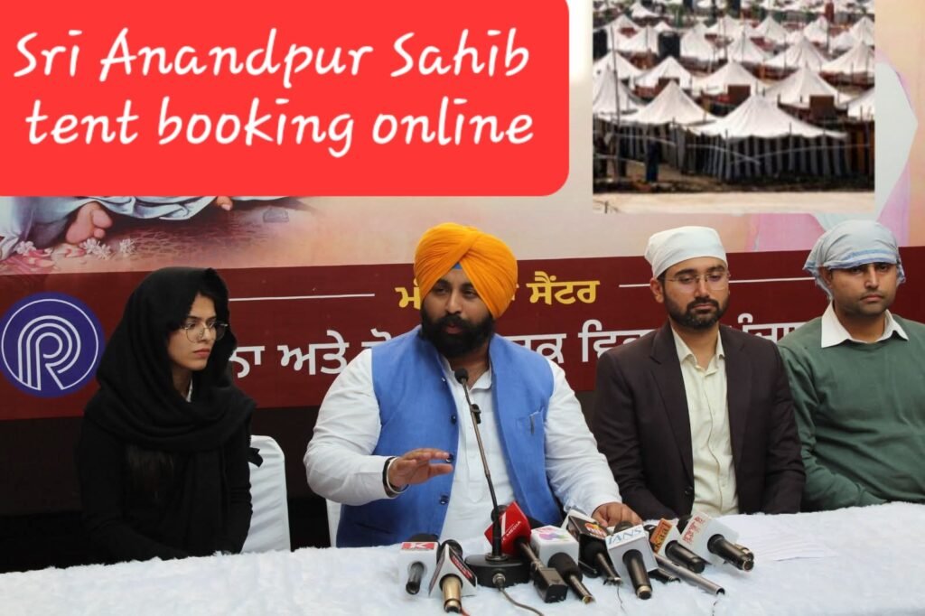 Sri Anandpur Sahib tent booking online