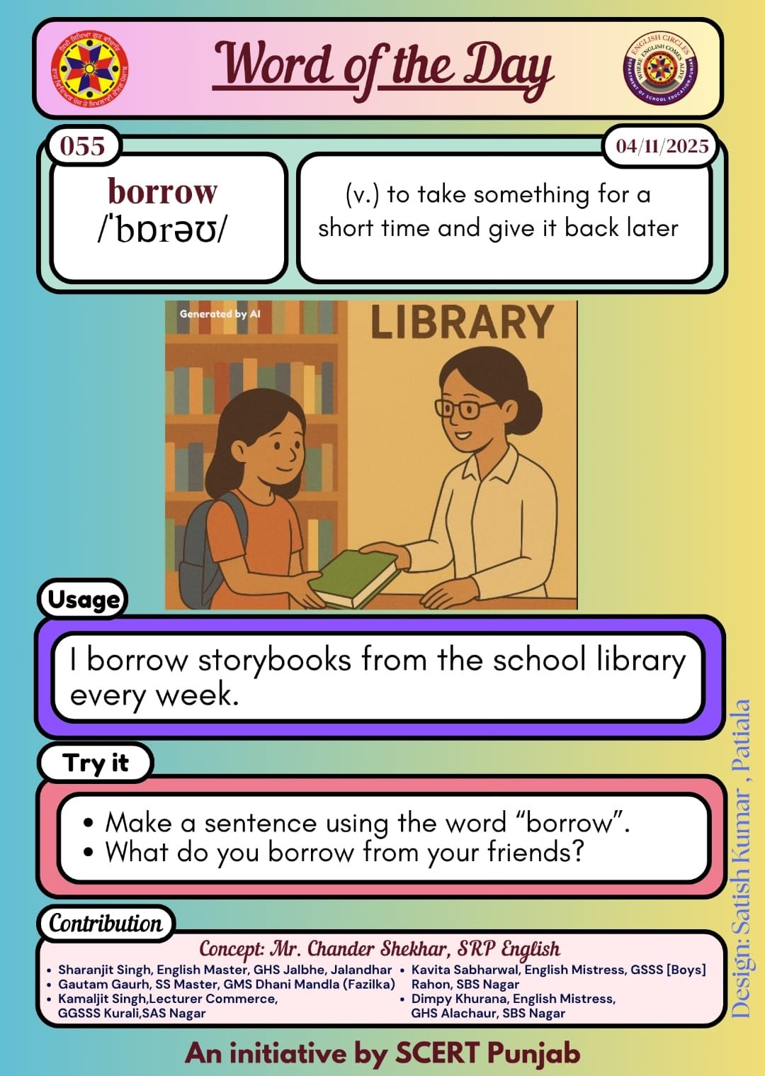 Word of the day borrow