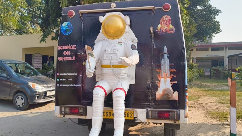 Science on Wheels program introduced students to space science — Shaheed Pargan Singh Government High School Mataur, Sri Anandpur Sahib