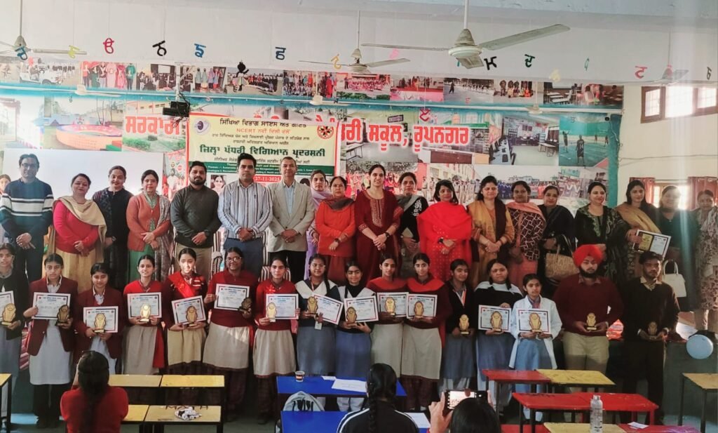 Science Exhibition successfully organized under RAA-2025 at Rupnagar