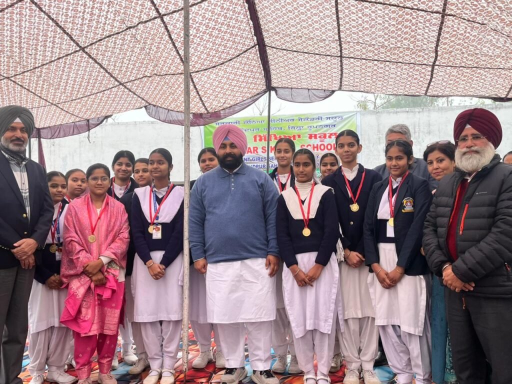 Education Minister Reviews Education Reforms at GGSSS Sri Anandpur Sahib During Mega PTM harjot sing bains