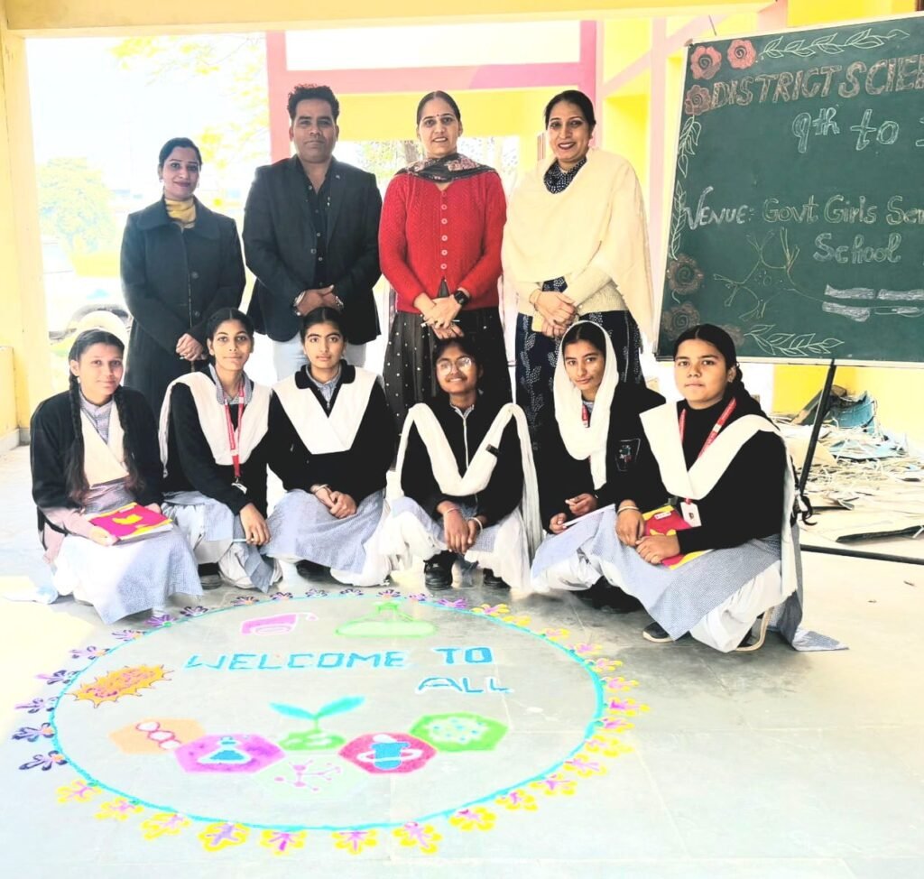 RAA–2025: District Level Science Exhibition for Class 9–10 Successfully Organized in Rupnagar
