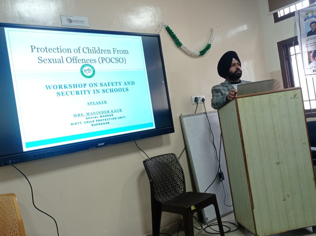 District-Level Workshop on Safety and Security Organized at SOE, Rupnagar 6 District-Level Workshop on Safety and Security Organized at SOE, Rupnagar