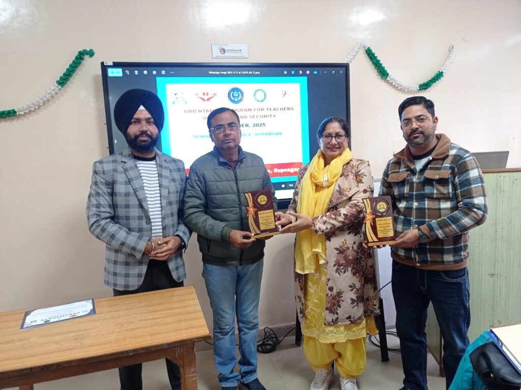 District-Level Workshop on Safety and Security Organized at SOE, Rupnagar 11 District-Level Workshop on Safety and Security Organized at SOE, Rupnagar