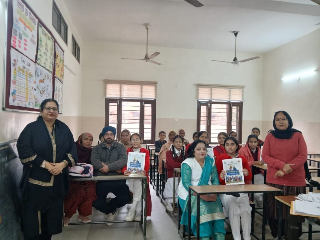 School-parent partnership further strengthened with mega parent-teacher meet in girl school nangal  - S. D. M. Sachin Pathak