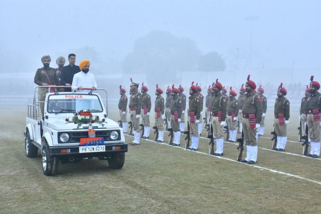 Cabinet Minister Tarunpreet Singh Sond Hoists National Flag on 77th Republic Day in Rupnagar
