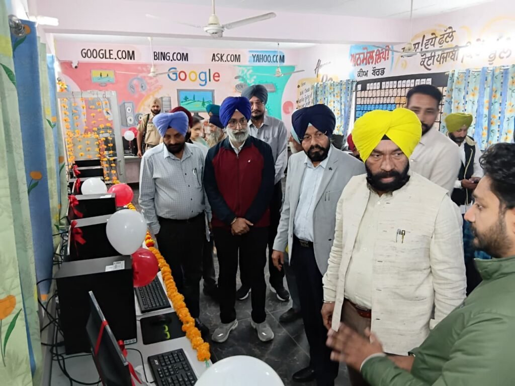 ICT Lab Launched at Jhallian Kalan School to Boost Digital Learning, ਝੱਲੀਆਂ ਕਲਾਂ ਸਕੂਲ ਵਿਖੇ ਆਈਸੀਟੀ ਲੈਬ ਦਾ ਉਦਘਾਟਨ, ਵਿਦਿਆਰਥੀਆਂ ਲਈ ਡਿਜ਼ਿਟਲ ਸਿੱਖਿਆ ਵੱਲ ਵੱਡਾ ਕਦਮ