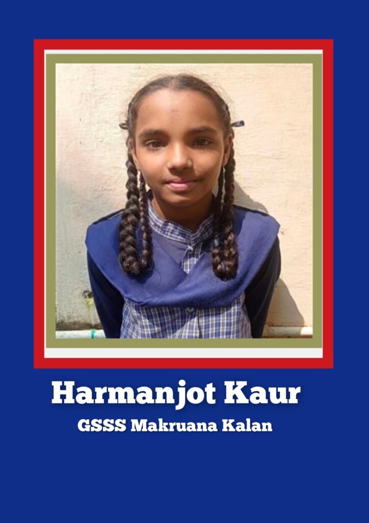 National INSPIRE Award Glory: Four Government School Students from Rupnagar Selected for National Inspire Award 5 Harmanjot kaur, Makrauna Kalan