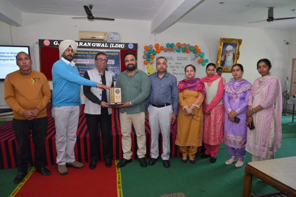 National Science Day celebrated with enthusiasm at Narangwal College