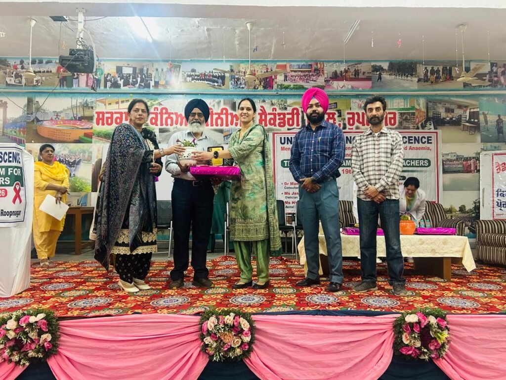 Adolescent Health Training Program Organized Successfully at Roopnagar, Satnam Singh 