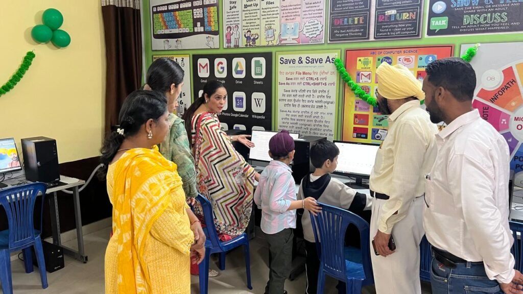 17 New Computers and 2 Interactive Panels were Inaugurated at Govt Girls School Rupnagar