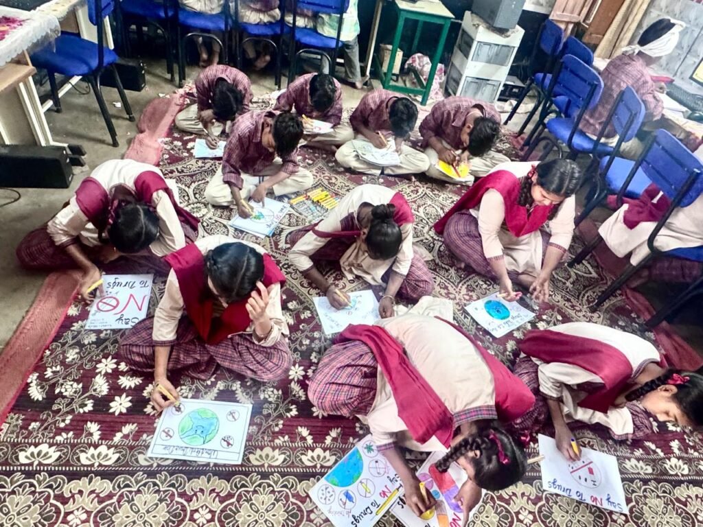 Poster Making Competition Organized under Nasha Mukt Bharat Abhiyan
