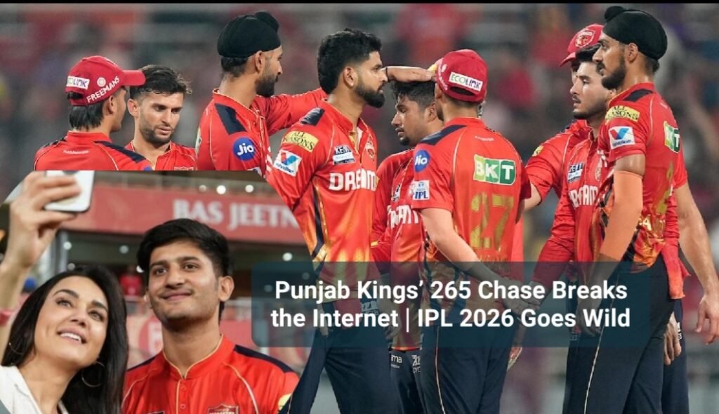🔥 Punjab Kings’ 265 Chase Breaks the Internet | IPL 2026 Goes Wild