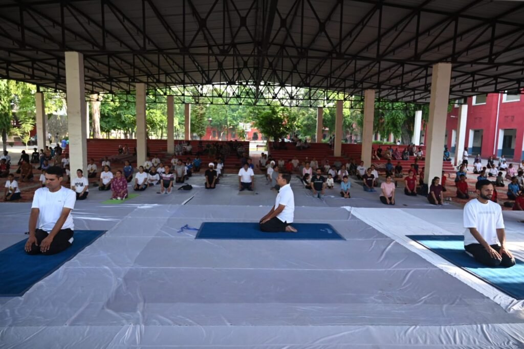 12th International Yoga Day Celebrated with Great Enthusiasm at Government College Rupnagar,  ਰੂਪਨਗਰ ਖ਼ਬਰਾਂ, ਰੂਪਨਗਰ ਨਿਊਜ਼, ਰੂਪਨਗਰ, ropar news, rupnagar newsFollow us on Facebook