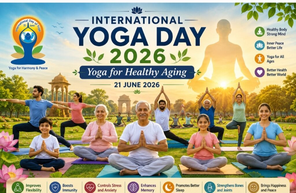 INTERNATIONAL YOGA DAY 2026 Yoga for Healthy Aging 21 June 2026