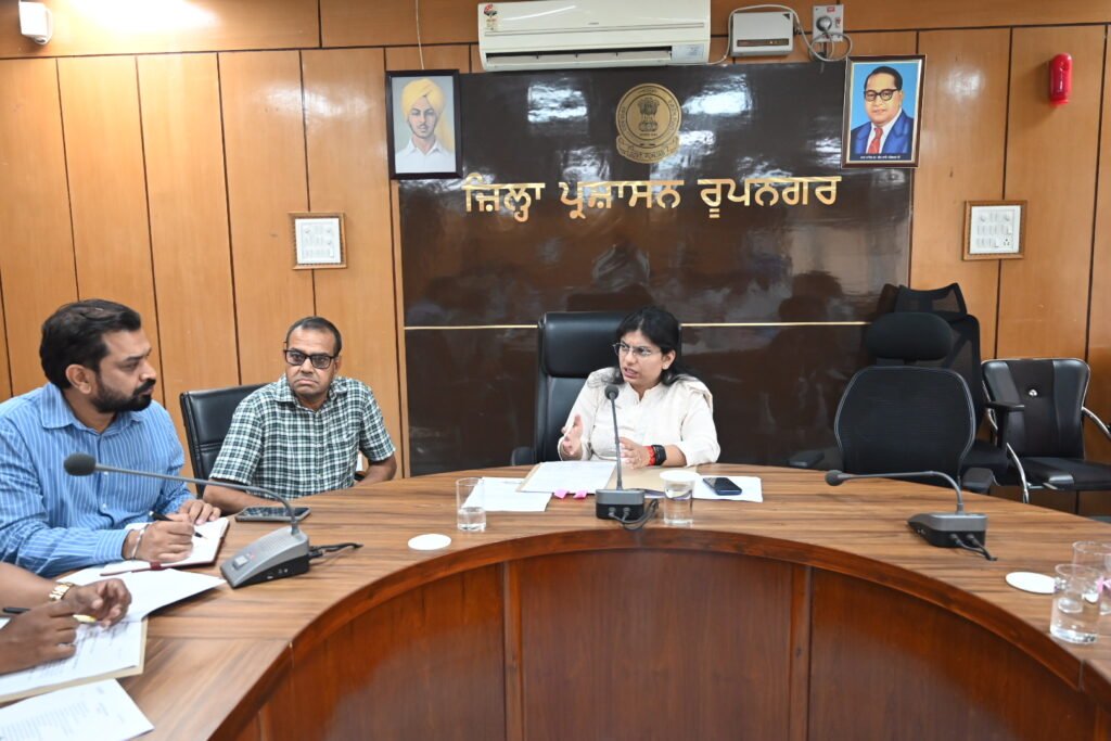 District-Level International Yoga Day Event to Be Held at Government College Rupnagar on June 21; ADC Reviews Preparations