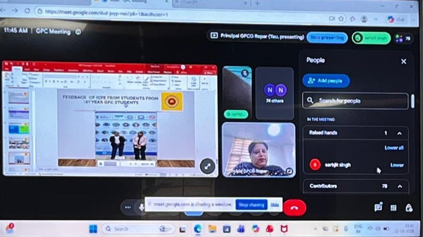 District-Level Online Meeting Held to Connect Students with Government Schemes