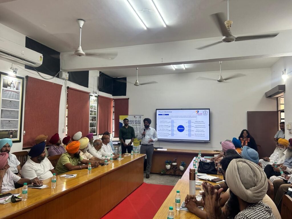 ਸੈਰ-ਸਪਾਟਾ ਤੇ ਸੱਭਿਆਚਾਰਕ ਮਾਮਲੇ ਵਿਭਾਗ ਵੱਲੋਂ ਫਾਰਮ ਸਟੇਅ ਨੀਤੀ-2026 ਸਬੰਧੀ ਪਹਿਲੀ ਜਾਗਰੂਕਤਾ ਵਰਕਸ਼ਾਪ ਦਾ ਕੀਤਾ ਗਿਆ ਆਯੋਜਨ 7 ਸੈਰ-ਸਪਾਟਾ ਤੇ ਸੱਭਿਆਚਾਰਕ ਮਾਮਲੇ ਵਿਭਾਗ ਵੱਲੋਂ ਫਾਰਮ ਸਟੇਅ ਨੀਤੀ-2026 ਸਬੰਧੀ ਪਹਿਲੀ ਜਾਗਰੂਕਤਾ ਵਰਕਸ਼ਾਪ ਦਾ ਕੀਤਾ ਗਿਆ ਆਯੋਜਨ