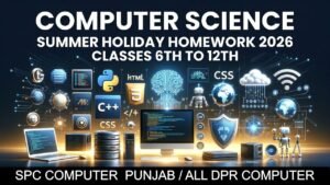 SUMMER HOLIDAYS HOMEWORK – COMPUTER SCIENCE