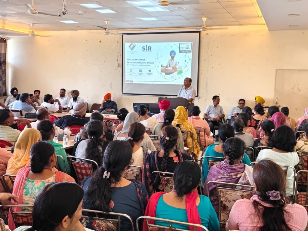 SIR-Related Training Organized for Supervisors and BLOs at SGTB Khalsa College, Anandpur Sahib SEO Slug: