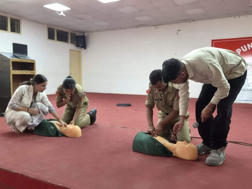 Youth Aapda Mitra Training Day 4 Focuses on Basic Life Support and Incident Response System