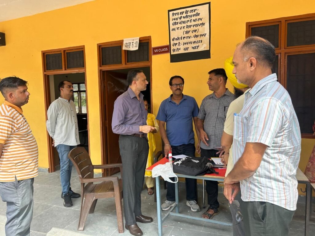 Additional Chief Electoral Officer conducted surprise inspection of special camps set up under SIR-2026
