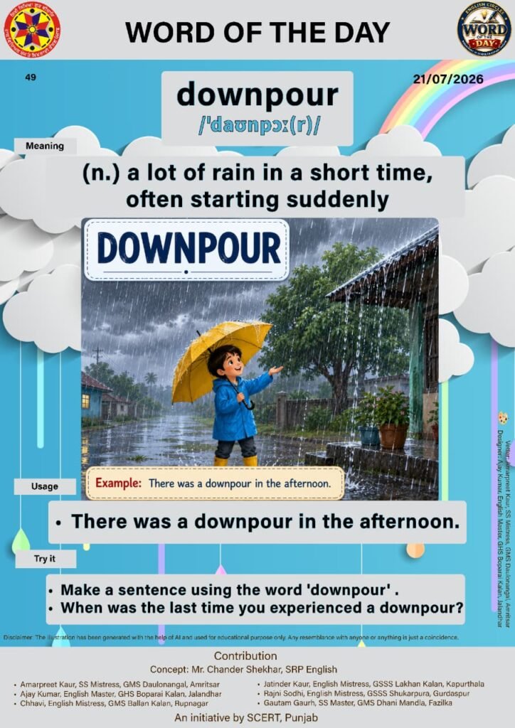 WORD OF THE DAY