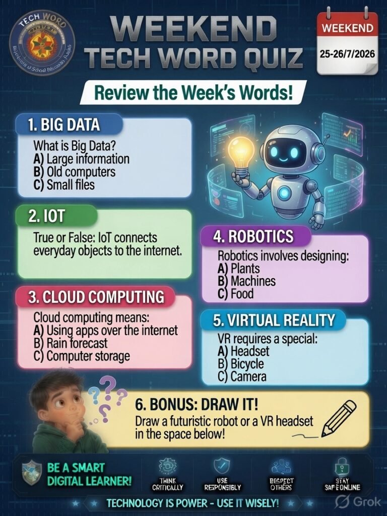 Weekend quiz tech word of the day
