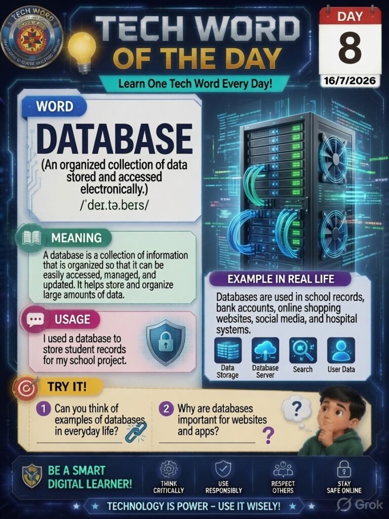 Daily Tech Vocabulary, Tech Word of the Day: Building Digital Literacy, One Word at a Time