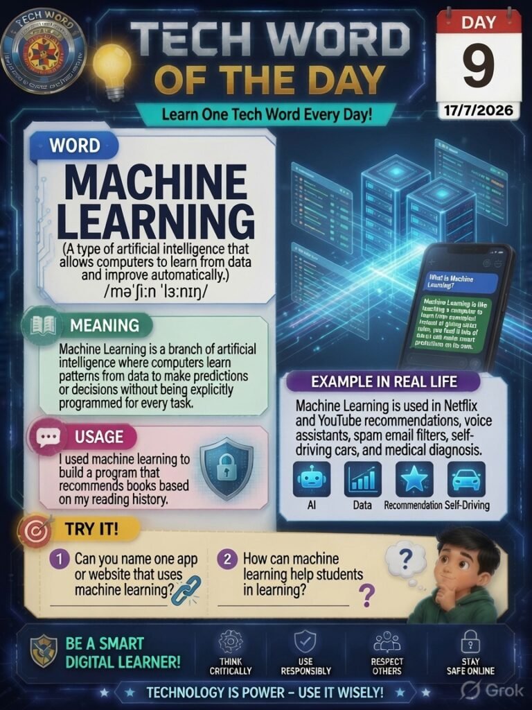 Machine learning word of the day,