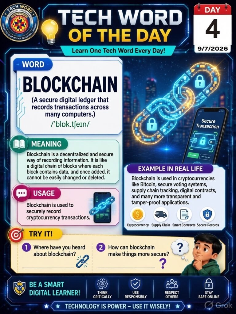 Tech Word of the day, Blockchain Word of the day
