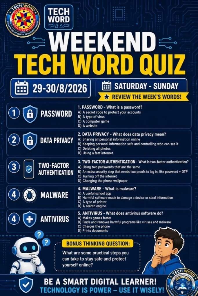Weekend quiz Word of the day