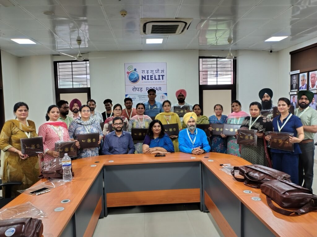 Mission RAFTAAR: First Batch of AI & IoT Hands-on Training Successfully Completed at NIELIT Ropar