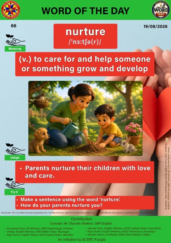 English Word of the Day: | Learn a New English Word Every Day 3 Word of the day scert
