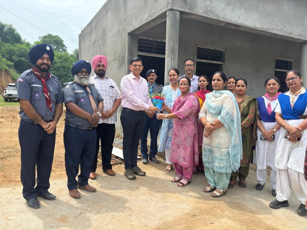 DEO Prem Kumar Mittal Visits Tritiya Sopan Camp at Government High School Chak Karman, Rupnagar