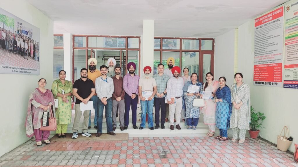 Business Blaster Programme at Government Polytechnic College Rupnagar District-Level Training Day 2 Concludes Successfully