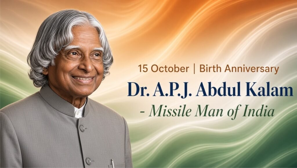 Dr. APJ Abdul Kalam Birth Anniversary Remembering India Missile Man and People’s President