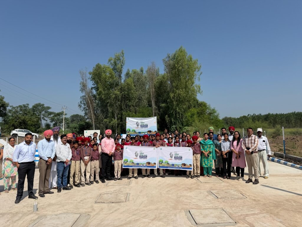 Students Educated About the DEWATS System Under Swachhta Gyan Yatra